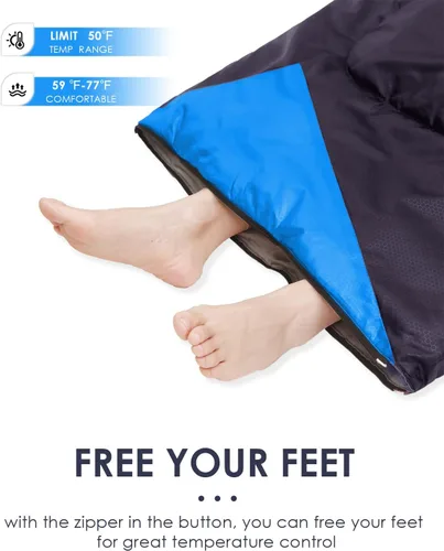 Miniatura 6 de Sleeping Bags for Adults Backpacking Lightweight Waterproof- Cold Weather Sleeping Bag for Girls Boys Mens for Warm Camping Hiking Outdoor Travel