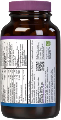 Miniatura 3 de Bluebonnet Nutrition - Cápsula vegetal para hombre, alimentos integrales múltiples, K2, orgánico, energía, vitalidad, sin OMG, sin gluten, soja