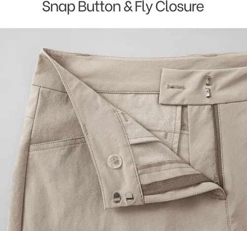 Miniatura 46 de Willit Pantalones cortos de golf de 4.5 pulgadas para mujer, de secado rápido, casuales, con bolsillos, resistentes al agua