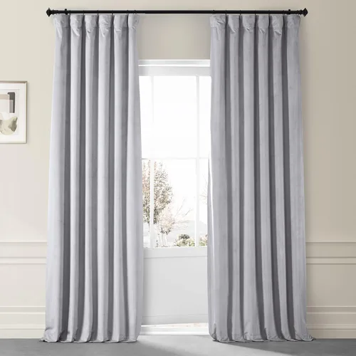 Miniatura 9 de HPD Half Price Drapes Signature - Cortinas opacas de terciopelo extra anchas para dormitorio (1 panel), 100 pulgadas de ancho x 84 pulgadas de Verde