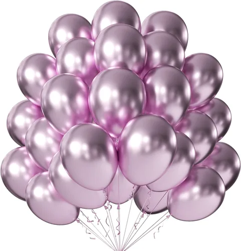 Miniatura 8 de KALOR Globos dorados champagne, 100 piezas de 5 pulgadas de globos mini de látex mate para arco de guirnalda de globos, decoración de cumpleaños