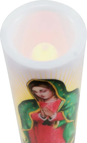 Miniatura 3 de Stonebriar La colección de los Santos Vela de oración LED parpadeante del ángel guardián con temporizador automático, ideas de regalo religiosas