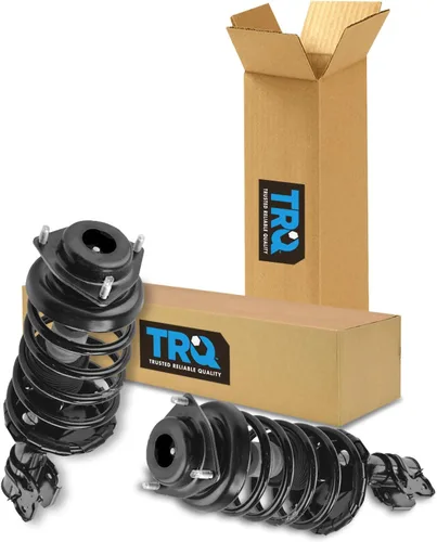 Miniatura 222 de TRQ Conjunto de Amortiguador y Resorte Delantero Cargado con Resorte Helicoidal Pre-ensamblado Compatible con Jeep Cherokee Limited AWD 14-22 Sin
