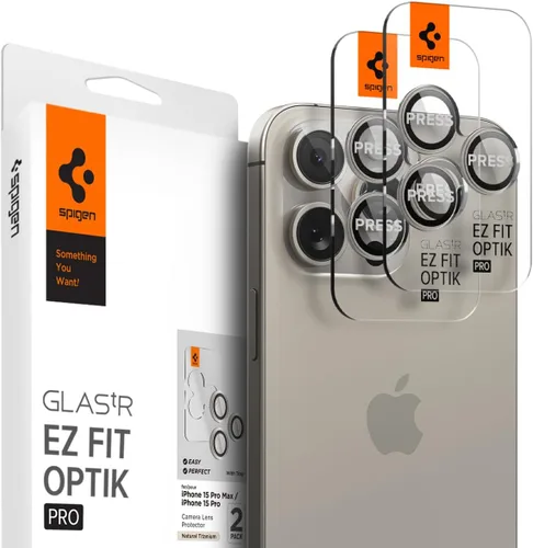 Miniatura 9 de Spigen Protector de pantalla para lente de cámara [GlasTR EZ Fit Optik Pro] Diseñado para iPhone 17 Pro Max iPhone 17 Pro [Compatible con fundas]