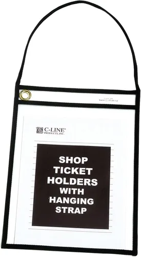 Miniatura 2 de C-Line Soporte para billetes de tienda de 1 bolsillo con setrap, costuras negras, 75 hojas, 9 x 12, 15/caja