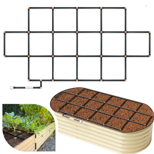 Miniatura 16 de Garden In Minutes - Sistema de riego por goteo para jardín, manguera de remojo, riego por goteo premontado, rociador de cama de flores, kit