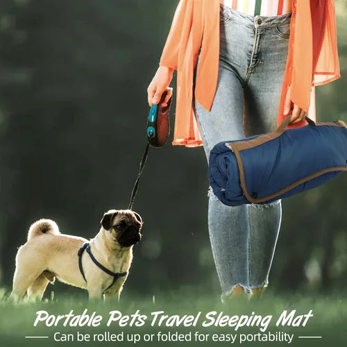 Miniatura 7 de BRKURLEG Tapete de cama grande para perro, almohadilla lavable para perros y gatos pequeños, medianos y grandes, colchón de felpa suave