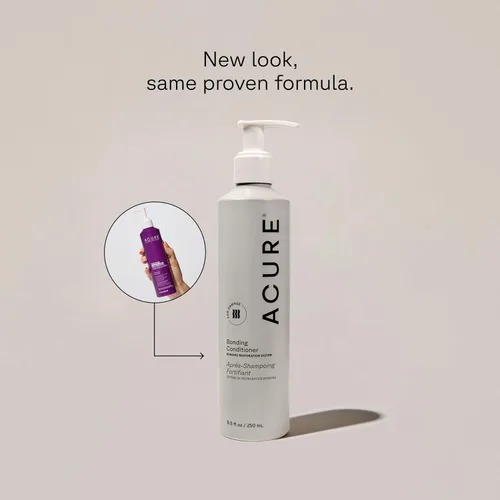 Miniatura 2 de Acure Acondicionador Bonding - Acondicionador de humedad profunda para mujeres y hombres con cabello seco, dañado, fino, seco, dañado, teñido