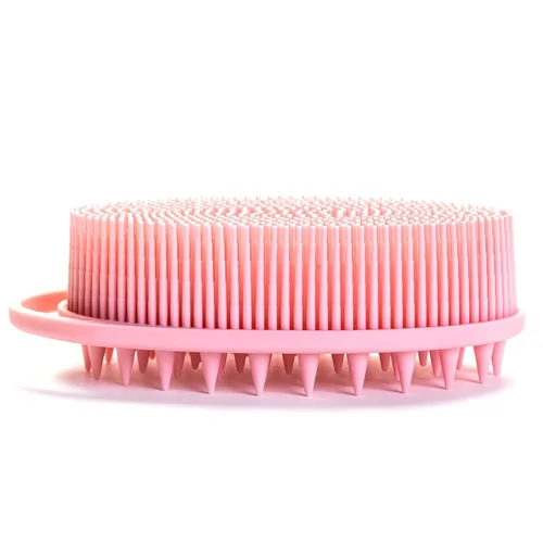 Miniatura 2 de Cepillo sensorial prémium para niños o autismo, limpiador corporal de silicona suave, cepillos de terapia ocupacional 2 en 1, esponja de silicona