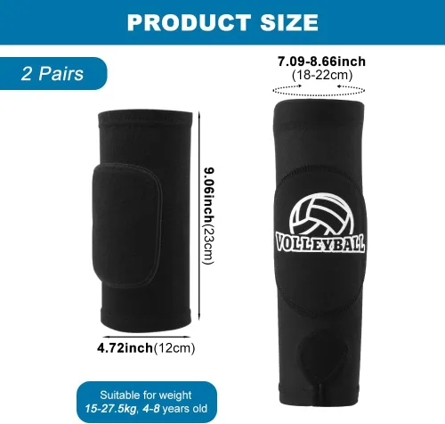 Miniatura 2 de Almohadillas para brazos y rodilleras de voleibol, accesorios de voleibol, manga para antebrazo, almohadillas de tion, suave manga de tren