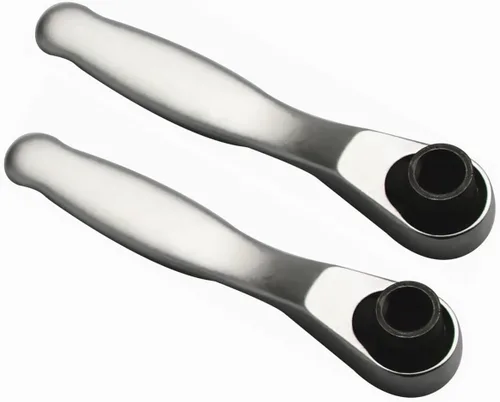 Miniatura 8 de 1 unidad de trinquete de 1/4 pulgadas, mango de trinquete 72 dientes, llave de herramientas de reparación de mano pequeña, llave de enchufe