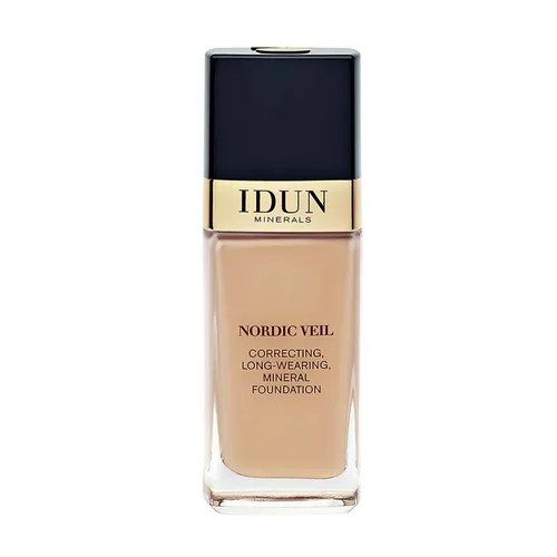 Miniatura 7 de IDUN Minerals Liquid Nordic Veil Foundation – Cobertura completa y sin poros, larga duración, acabado mate suave, purificada y segura para pieles