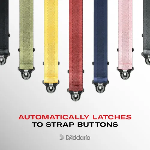 Miniatura 5 de D'Addario Auto Lock Guitar Strap - Acoustic & Electric Accessories