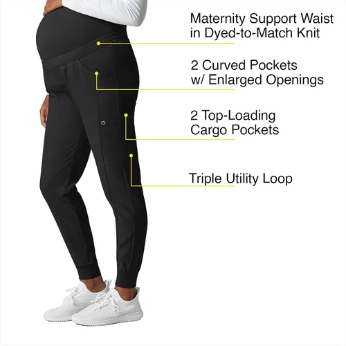 Miniatura 2 de WonderWink Pantalón deportivo de maternidad para mujer