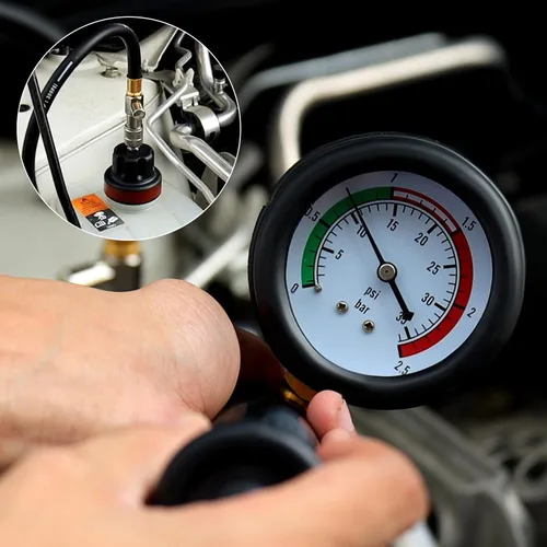 Miniatura 7 de Kit de prueba de presión de radiador ADAFIRST, 18 piezas, bomba manual de tanque de agua automotriz, herramienta de prueba de presión y adaptadores