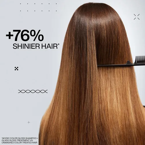 Miniatura 5 de Redken Juego de champú, acondicionador y spray de protección contra el calor para cabello teñido – desenreda y extiende el brillo intenso