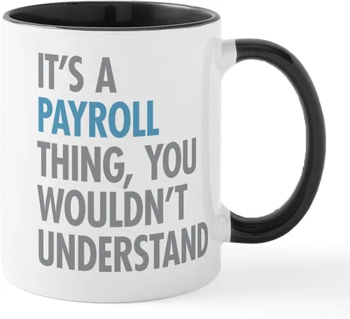Miniatura 59 de CafePress Coffee Then Payroll Mugs - Taza de café de cerámica (11 oz)