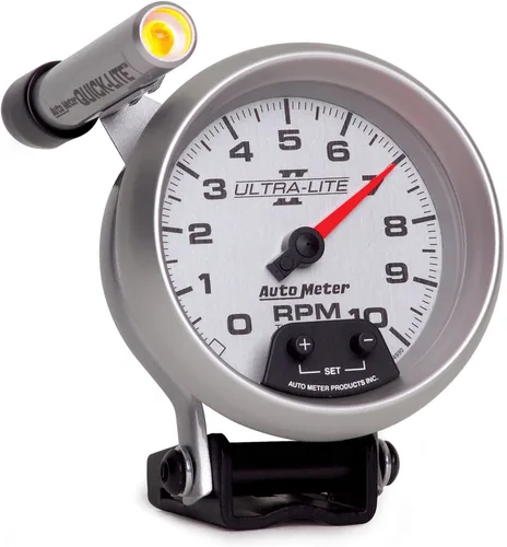 Miniatura 3 de Auto Meter 4990 Ultra-Lite II 3-3/8" 10000 RPM Pedestal Mount Mini-Monster Tacómetro