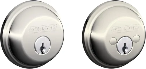 Miniatura 14 de Schlage - Cerrojo con llave de 1 lado, la más alta seguridad residencial, negro mate, B60 N 622