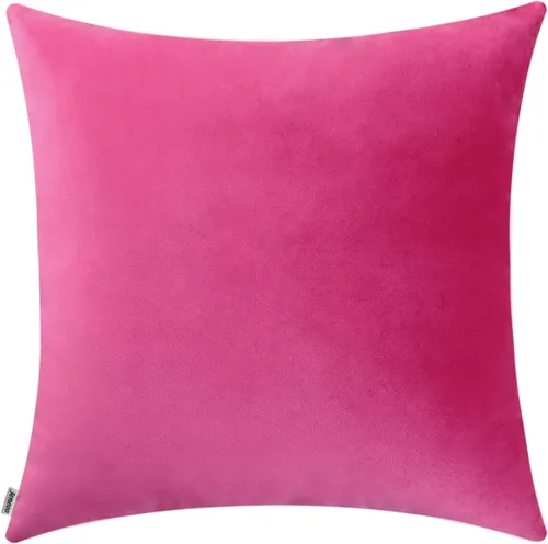 Miniatura 44 de Jeneoo Cómodas fundas de almohada de terciopelo suaves y gruesas para niños, para sofá, fundas de cojín decorativas sólidas cuadradas para Lavanda