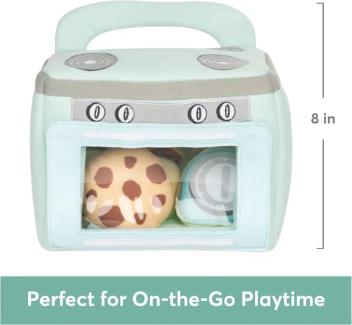 Miniatura 8 de Baby GUND My First Baking - Juego de peluche con sonidos, sonajero, chirridos y arrugas, juguete sensorial de felpa ultrasuave para bebés y recién