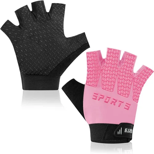 Kids Fingerless Sport Cycling Glove, Non-Slip Toddler Half Finger Fishing Gloves for Child Climbing Riding Biking Outdoor Sports
