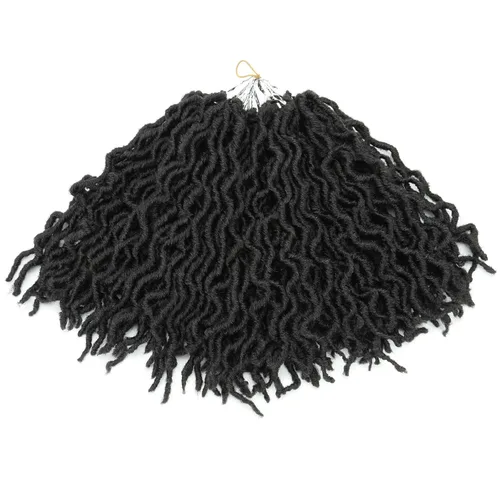 Miniatura 3 de Gypsy - Rastas de pelo sintético de ganchillo de 14 pulgadas, 6 paquetes de trenzas de ganchillo suaves de diosa, trenzas de ganchillo rizadas