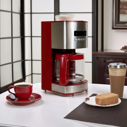 Miniatura 5 de Kenmore - Cafetera de goteo – Máquina de café programable de 12 tazas con jarra de vidrio, preparación regular y fuerte, apagado automático