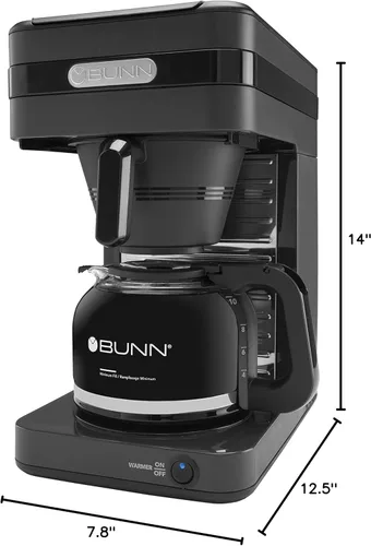 Miniatura 6 de BUNN CSB2GD Speed Brew - Cafetera de alta altitud, 10 tazas, gris carbón oscuro