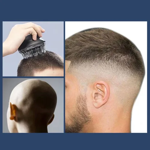 Miniatura 4 de Healifty 1 juego de cortapelos recargable, afeitadora de pelo facial, nariz, recortadora de pelo para hombres, afeitadoras de cabeza
