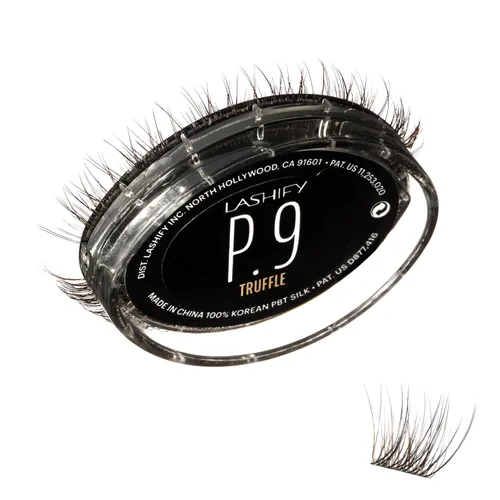 Miniatura 17 de Lashify Plushy - Pestañas postizas de 10 mm de gasa en negro, pestañas falsas fáciles de hacer DIY para un aspecto voluminoso pero aún natural