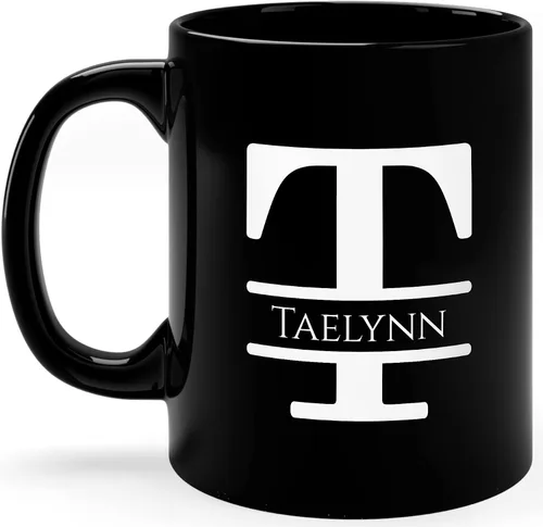Miniatura 27 de Taza de café personalizada con monograma, letra inicial A personalizada para mujeres, hombres, niñas, niños, papás, mamás amigos, taza de café