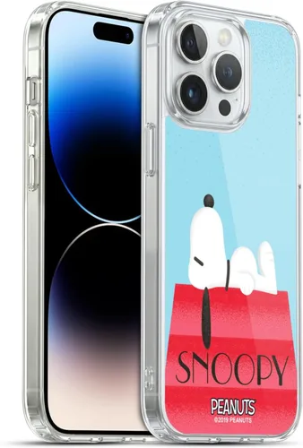 Miniatura 160 de Head Case Designs Snoopy Deco Dreams - Funda de gel suave con licencia oficial de Peanuts Blue Pattern compatible con Apple iPhone 7 Plus/iPhone 8