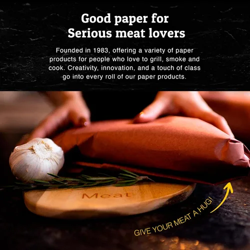 Miniatura 7 de Meat Hugger Rollo dispensador de papel para congelador natural, papel congelador resistente a la humedad con revestimiento de poliéster