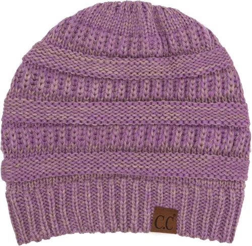 Miniatura 265 de C.C Trendy Warm Chunky Soft Stretch Cable Knit Beanie
