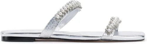 Miniatura 5 de Karl Lagerfeld Paris womens Payzlee Embellished Flat Sandal