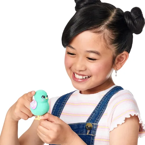 Miniatura 5 de Little Live Pets - Pollito sorpresa; lindo juguete interactivo y coleccionable que gorjea y pulsa; sale del huevo y salta - Huevo azul