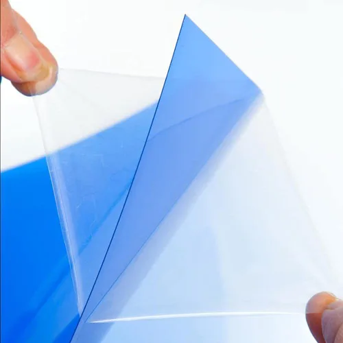 Miniatura 3 de Tong Gu 5 piezas de color A4 PVC hojas de plástico flexible transparente gel transparente DIY manualidades película filtro de iluminación (negro)