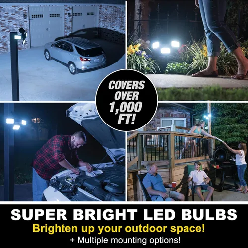 Miniatura 3 de Bionic Floodlight Deluxe Luz Solar para Exteriores Impermeable Luz de Patio Sensor de Movimiento Luces para Exteriores con Control Remoto Ajustables