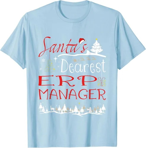 Miniatura 18 de ERP Manager Xmas Job Cute Christmas T-Shirt