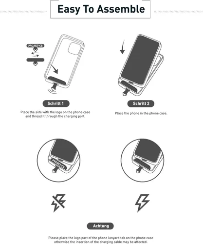 Miniatura 7 de Lengüeta de metal para teléfono, parche de cordón, llavero de soporte para teléfono, soporte para anillo, lengüeta de correa