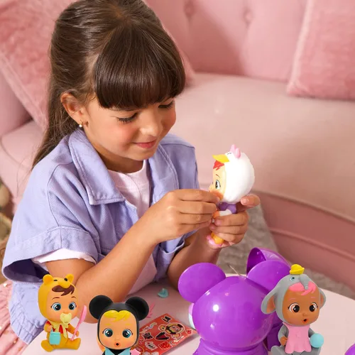 Miniatura 8 de Cry Babies Magic Tears Disney Edition Mini muñeca sorpresa coleccionable con lágrimas reales y accesorios Muñeca para niños mayores de 3 años