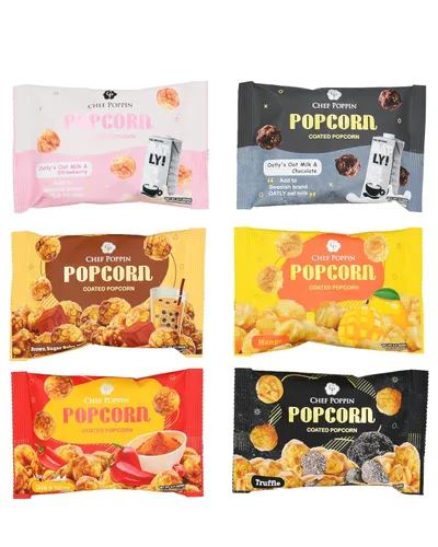 Miniatura 18 de CHEF POPPIN Palomitas de maíz con sabor gourmet de estilo asiático, sin OMG, Air Popped, paquete múltiple de 0.71 onzas