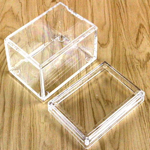 Miniatura 7 de YTBH-08328 - Organizador de bolsas de té de acrílico, caja de té, soporte con tapa para bolsas de té, café, paquetes pequeños, edulcorantes