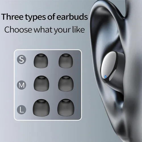 Miniatura 8 de Redpepper Auriculares inalámbricos con cancelación activa de ruido Bluetooth 6.0 con micrófonos incorporados, llamadas claras de 0.14 oz