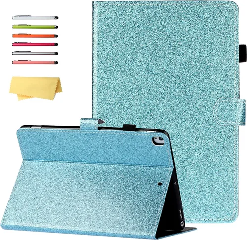 Miniatura 22 de Para Apple iPad de 9ª/8ª/7ª generación de 10.2 pulgadas (2021/2020/2019), cubierta trasera transparente de TPU a prueba de golpes