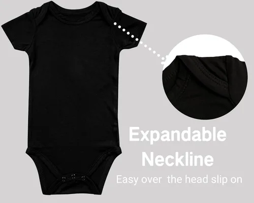 Miniatura 9 de GUISBY Body de manga corta para bebé, rayón de verano, recién nacido, niños y niñas, 0-24 meses