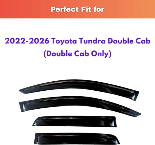 Miniatura 272 de KPY Visor de ventana compatible con Kia Soul 2009-2013, Protector contra lluvia de 4 unidades, deflectores de ventilación de ventana lateral