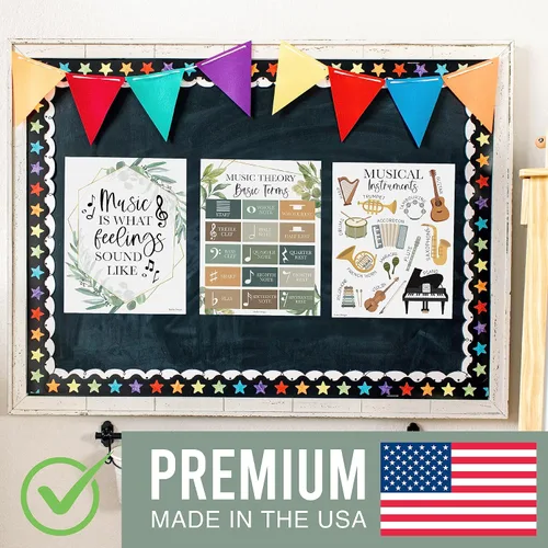 Miniatura 3 de Hadley Designs Decoración de aula de música – 9 pósteres de aula de música, pósteres de primaria, coro y solfeo, letreros de mano de solfeo e