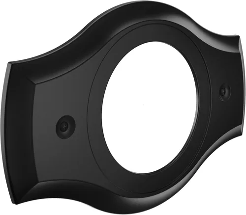 Moen Placa de cubierta de remodelación de color negro mate para bañera/duchas de dos y tres asas, se adapta a todas las bañera/duchas de 1 manija